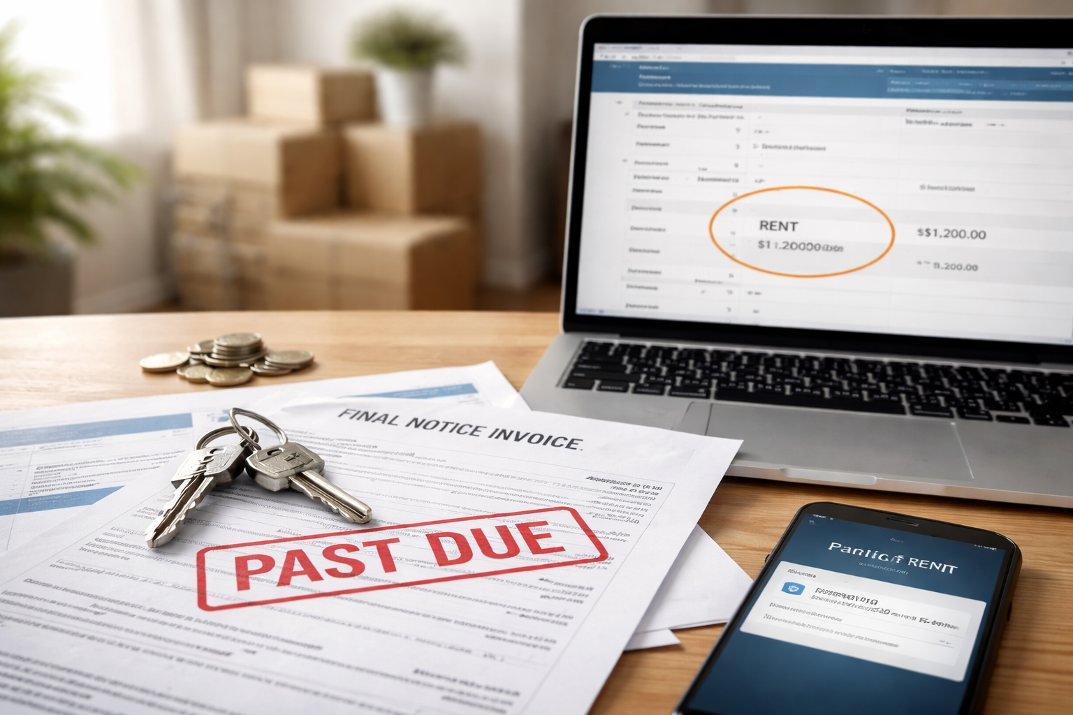 charged rent after moving out