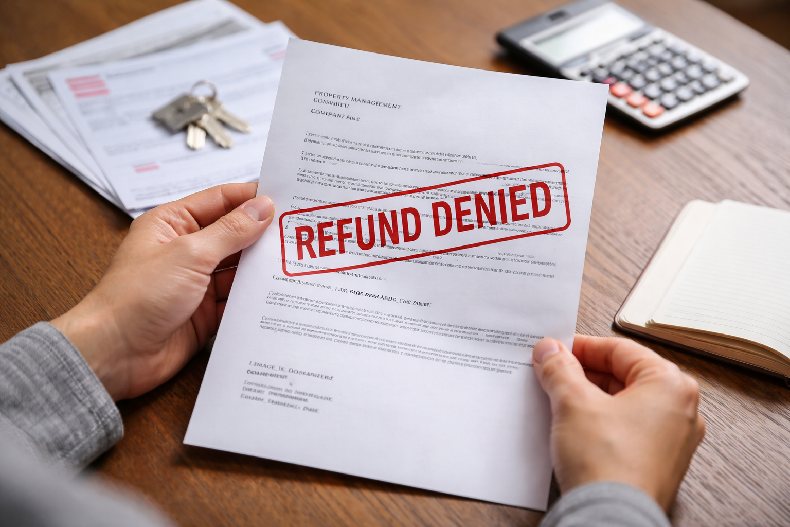 rent refund denied what to do