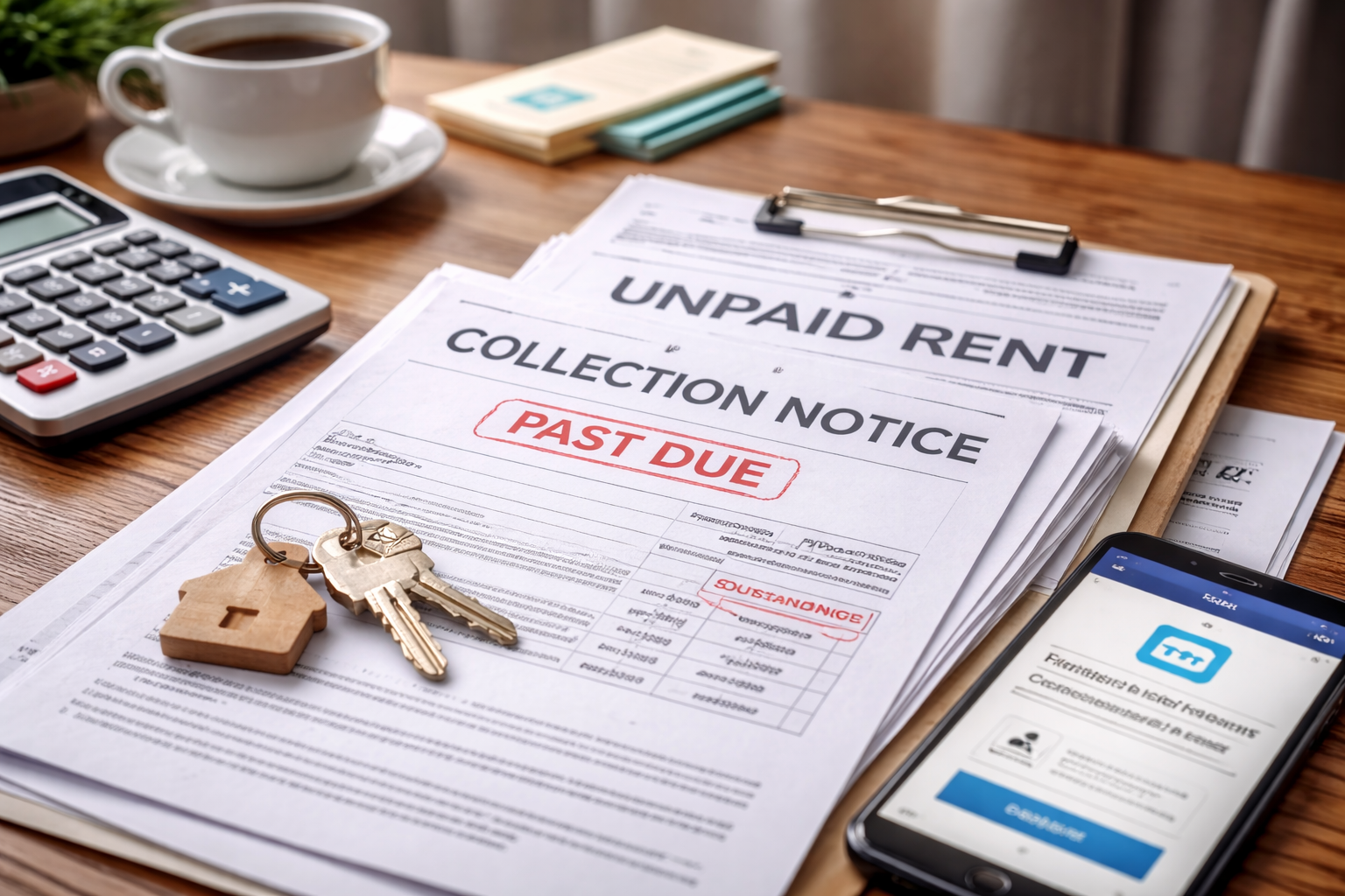 unpaid rent sent to collections