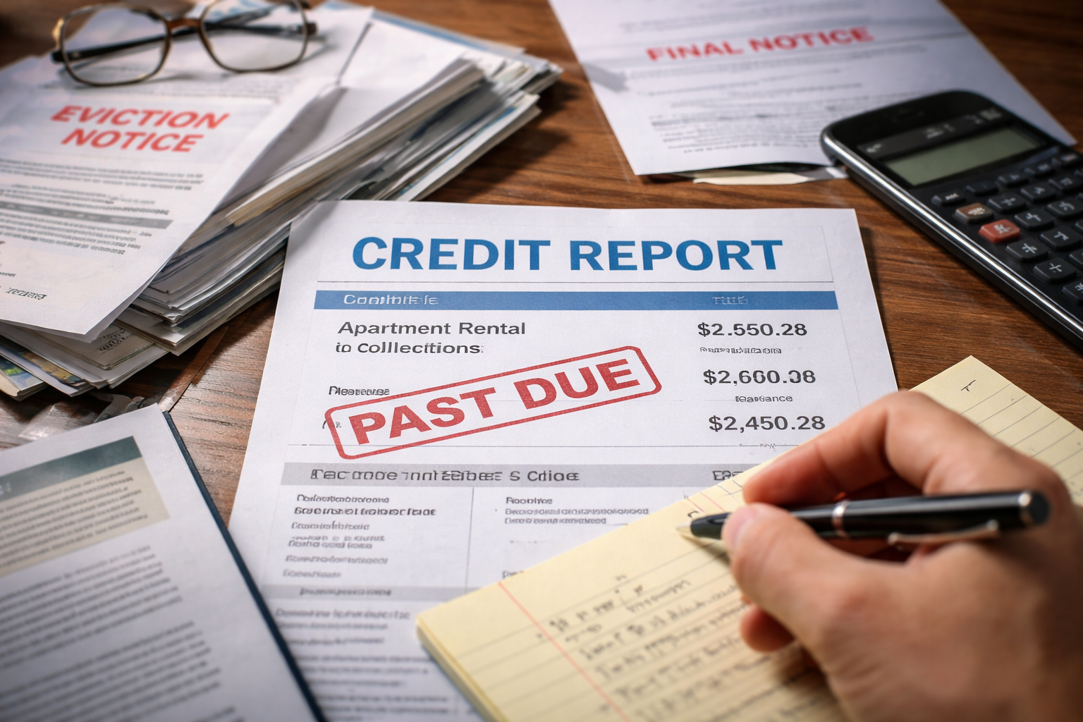 landlord reported rent to credit bureau