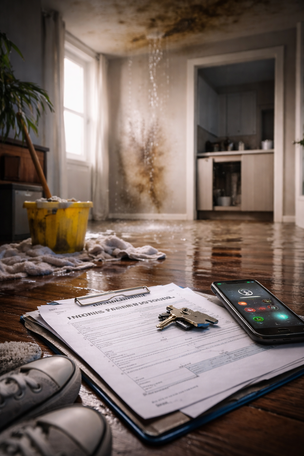 landlord or tenant responsible for water damage