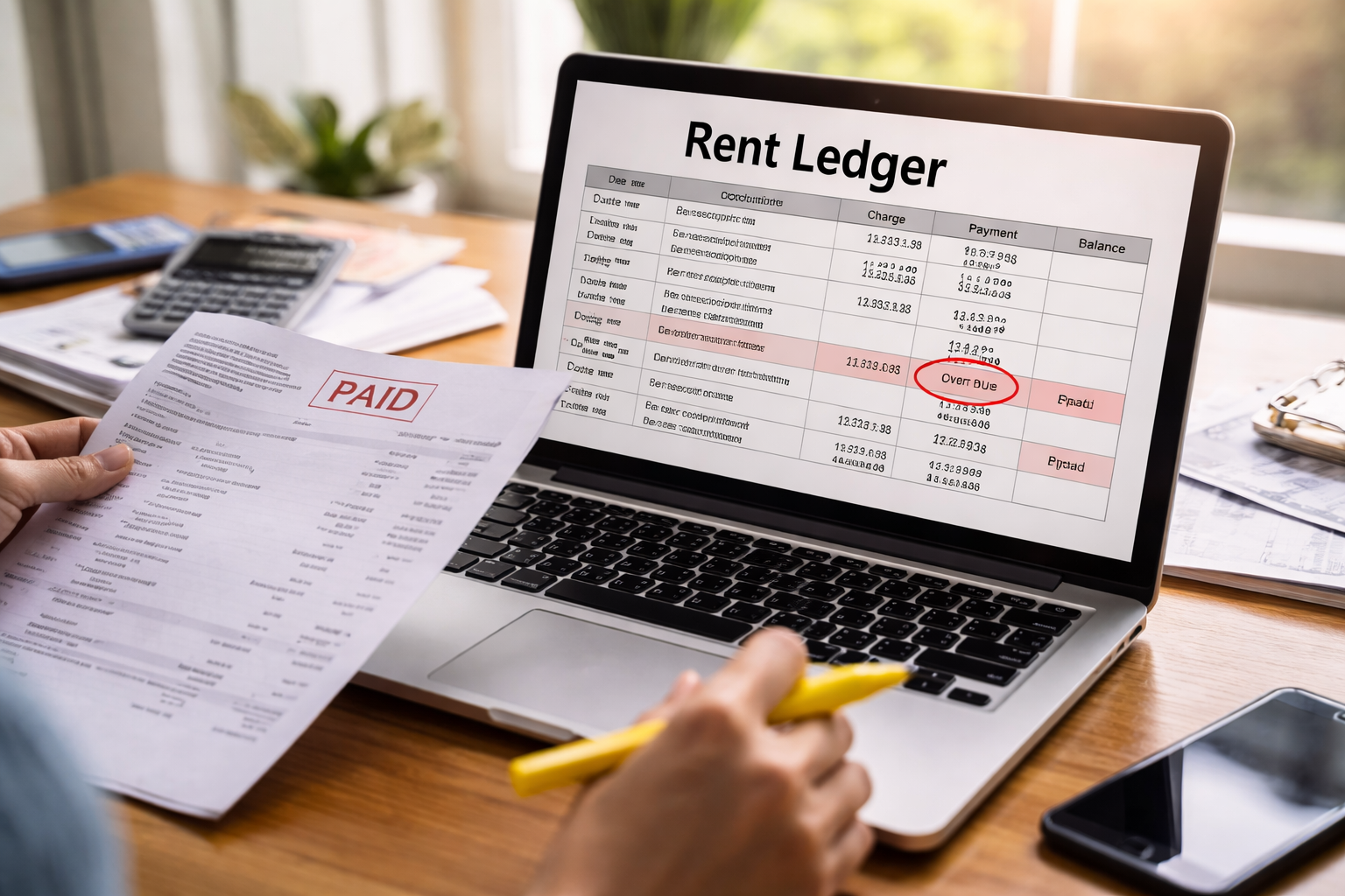 Landlord Applied Rent Payment to Old Balance Instead of Current Month