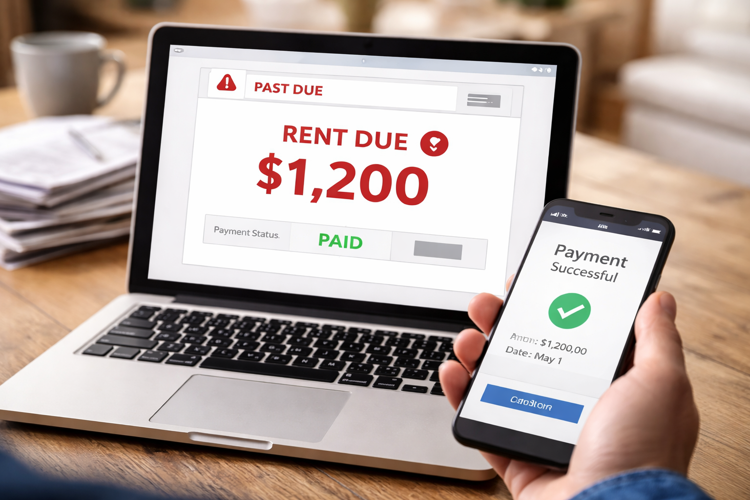 Rent Payment Accepted but Not Reflected Due to Processing Cutoff Timing