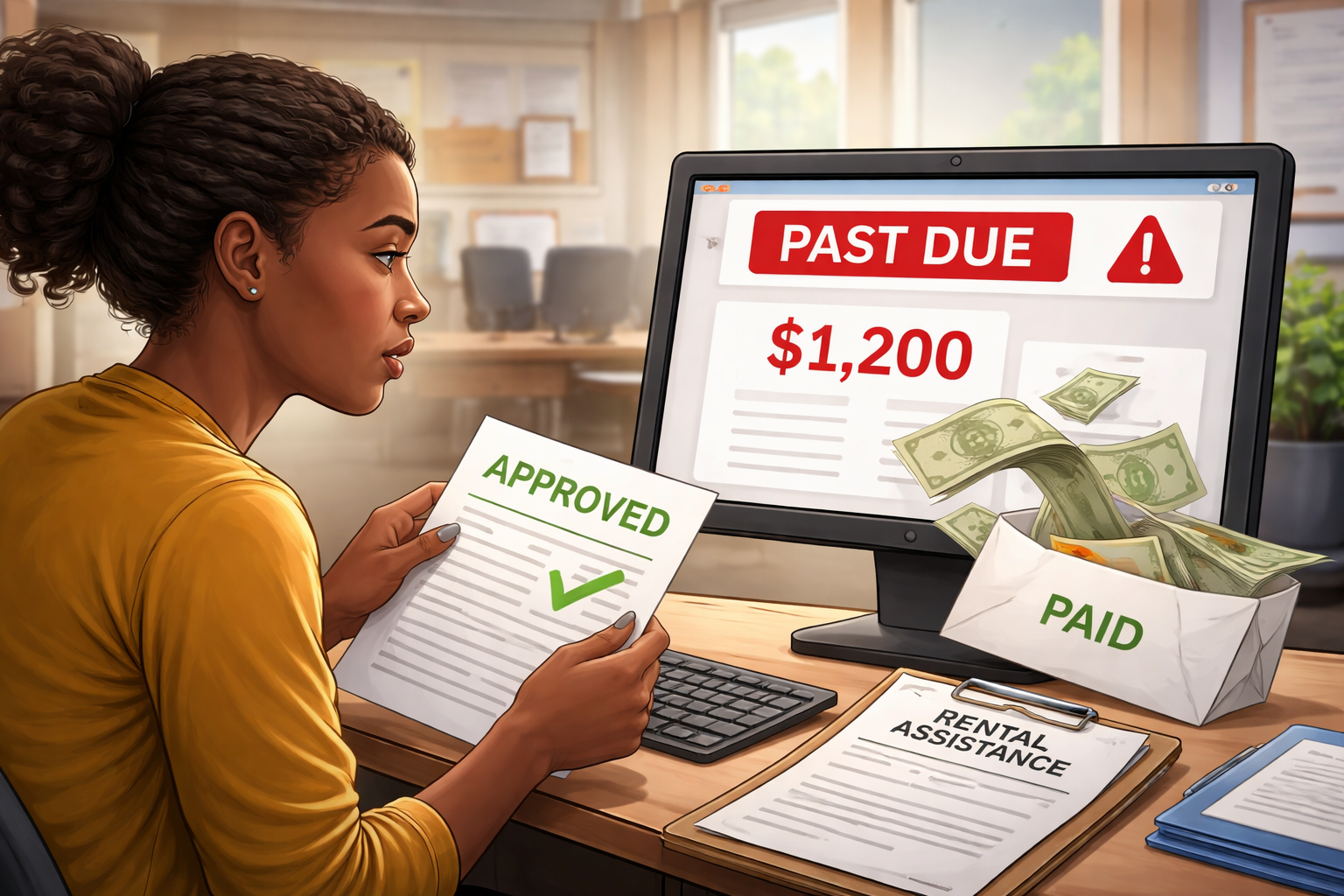 Rental Assistance Paid but Rent Still Shows Unpaid