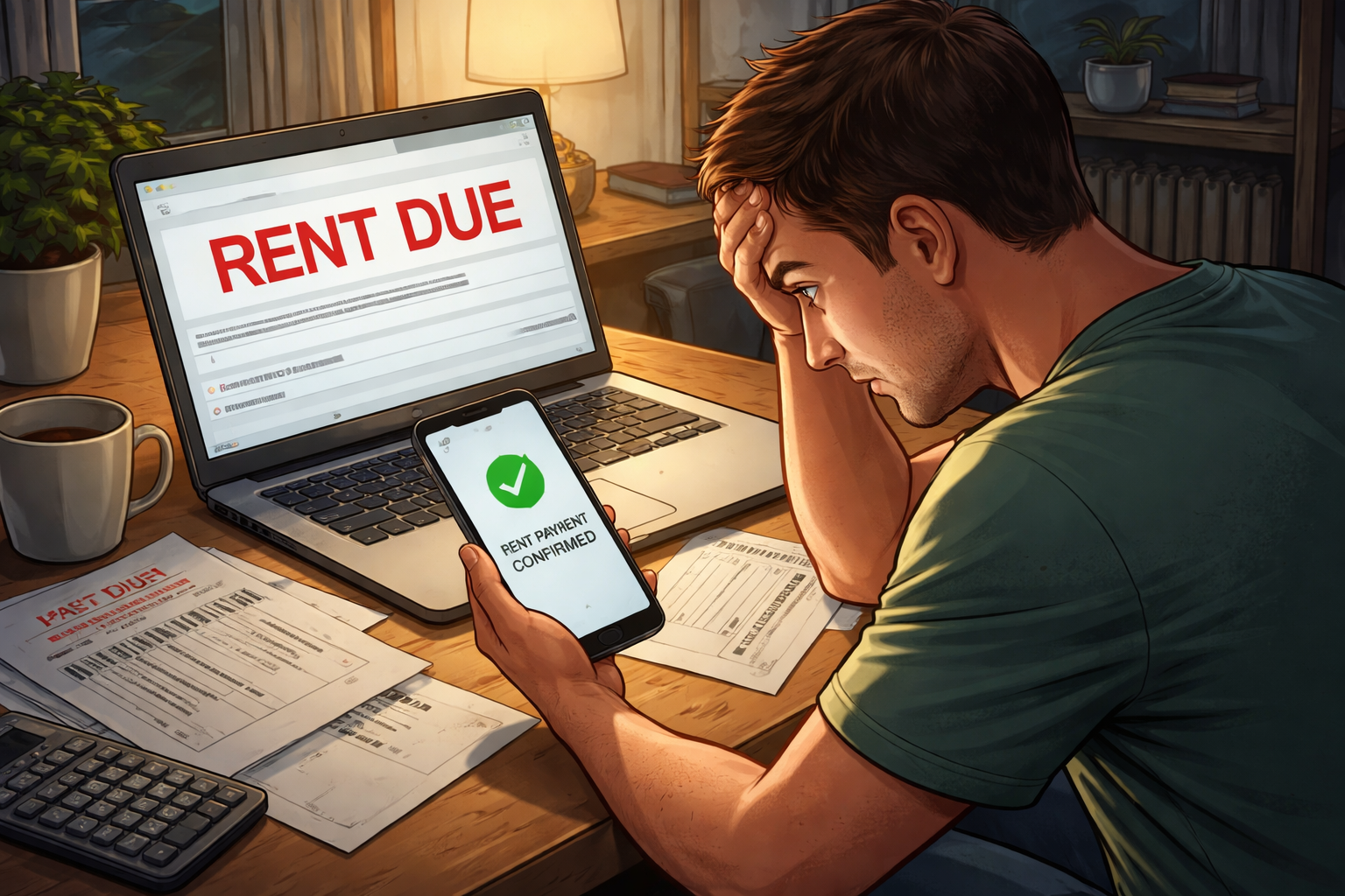 Landlord Marked Rent as Unpaid After Online Payment Confirmation