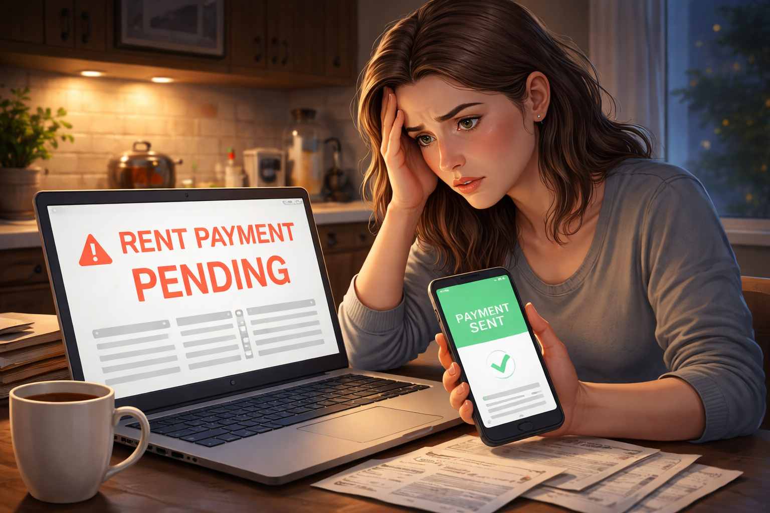 Rent Payment Processing Delay