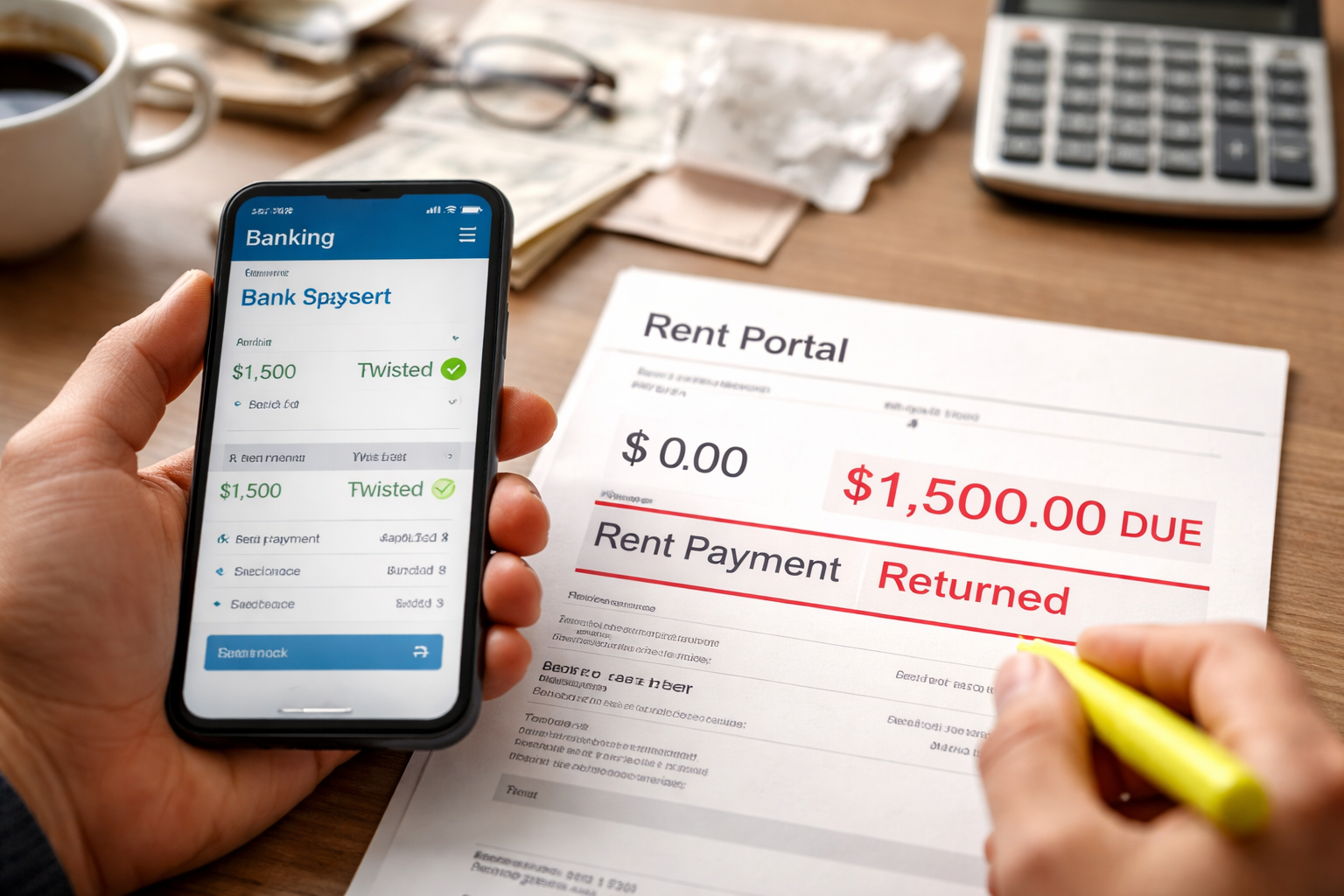 Rent Payment Marked as “Returned” After Clearing Bank
