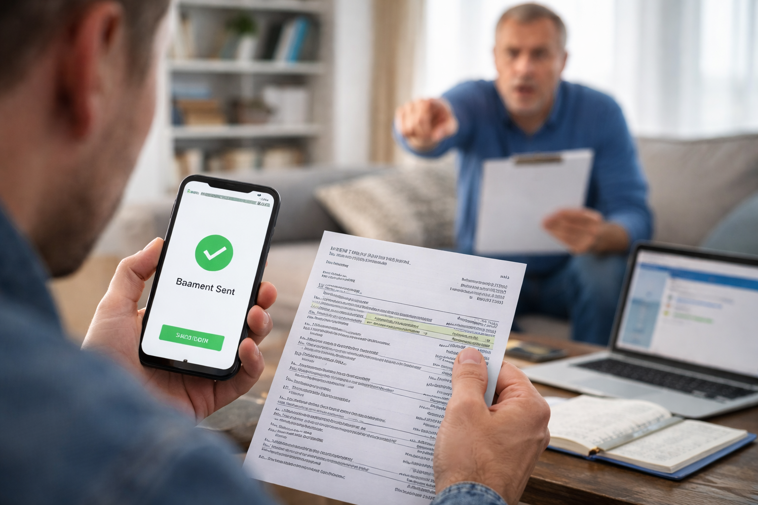 Landlord Says Rent Was Never Received But Bank Shows Payment