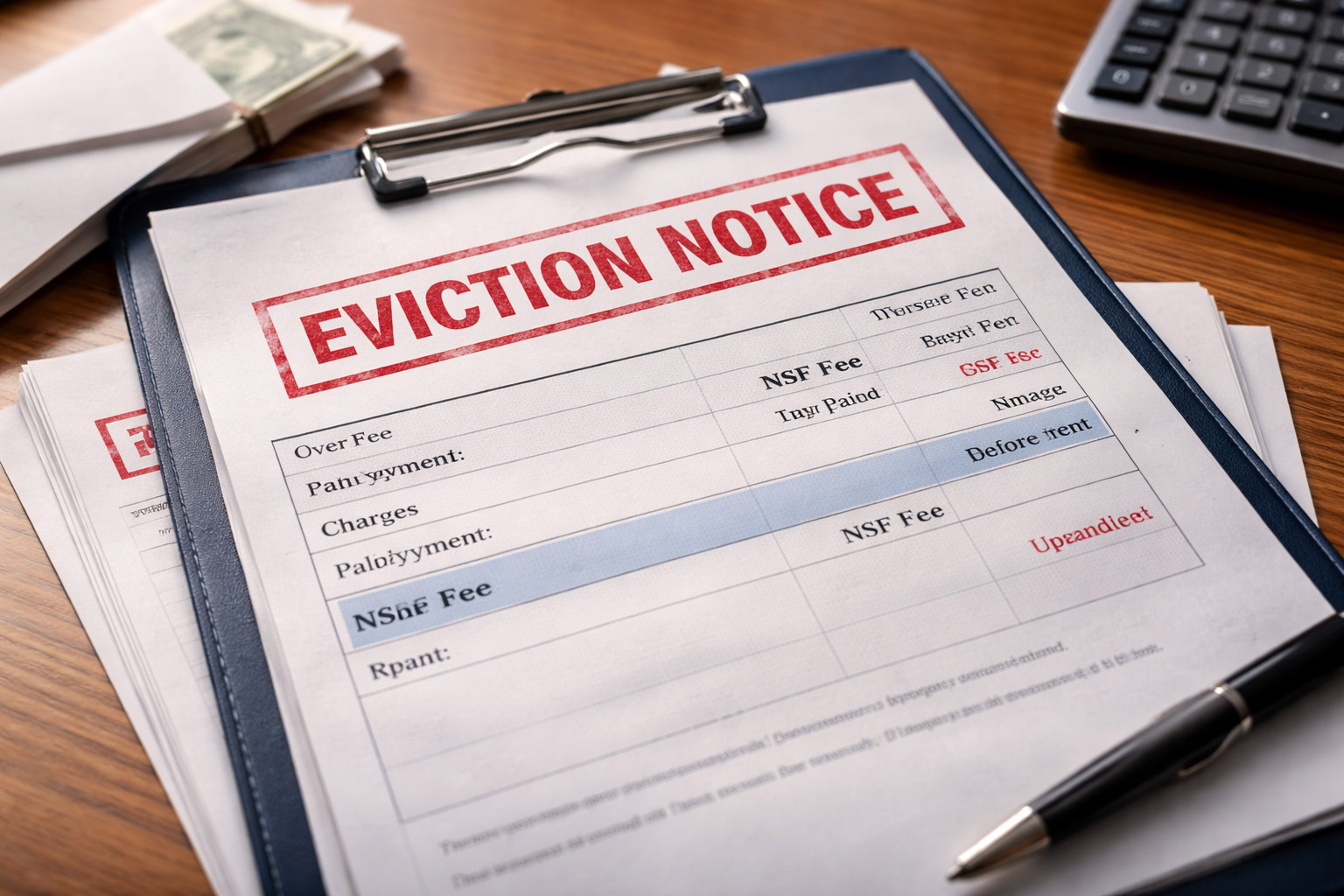 Rent Payment Applied to NSF Fee Before Rent Causing Eviction Status