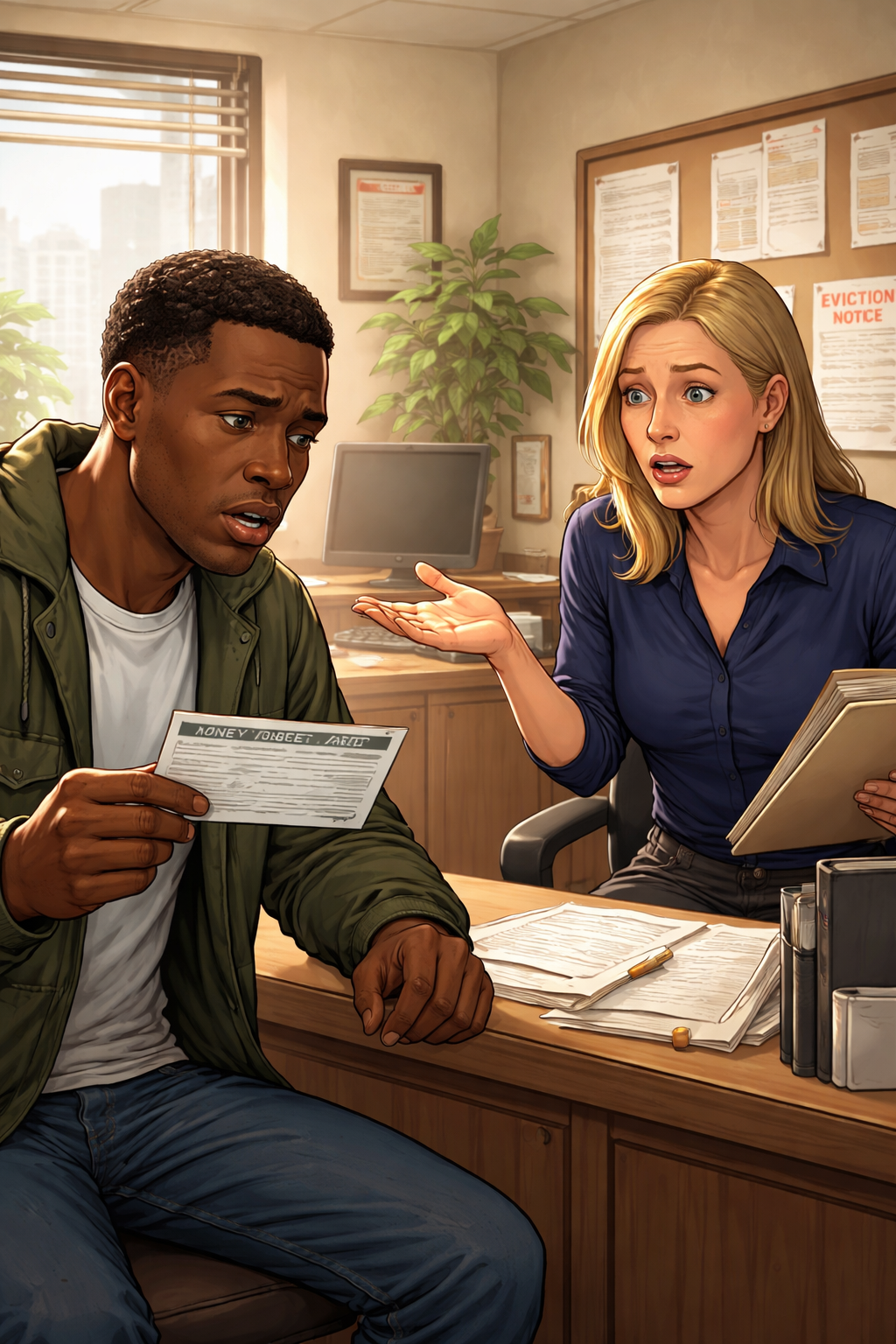 Money Order Rent Payment Lost by Property Manager and Account Marked Unpaid